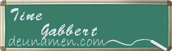 Tine Gabbert Visitenkarte